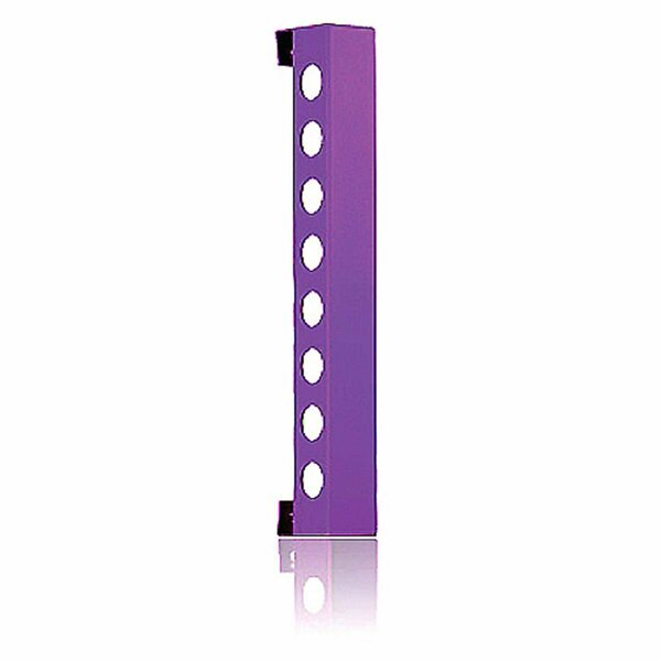Vynebar 8 Purple Bead Blast Vertical Wine Rack VB8BBP